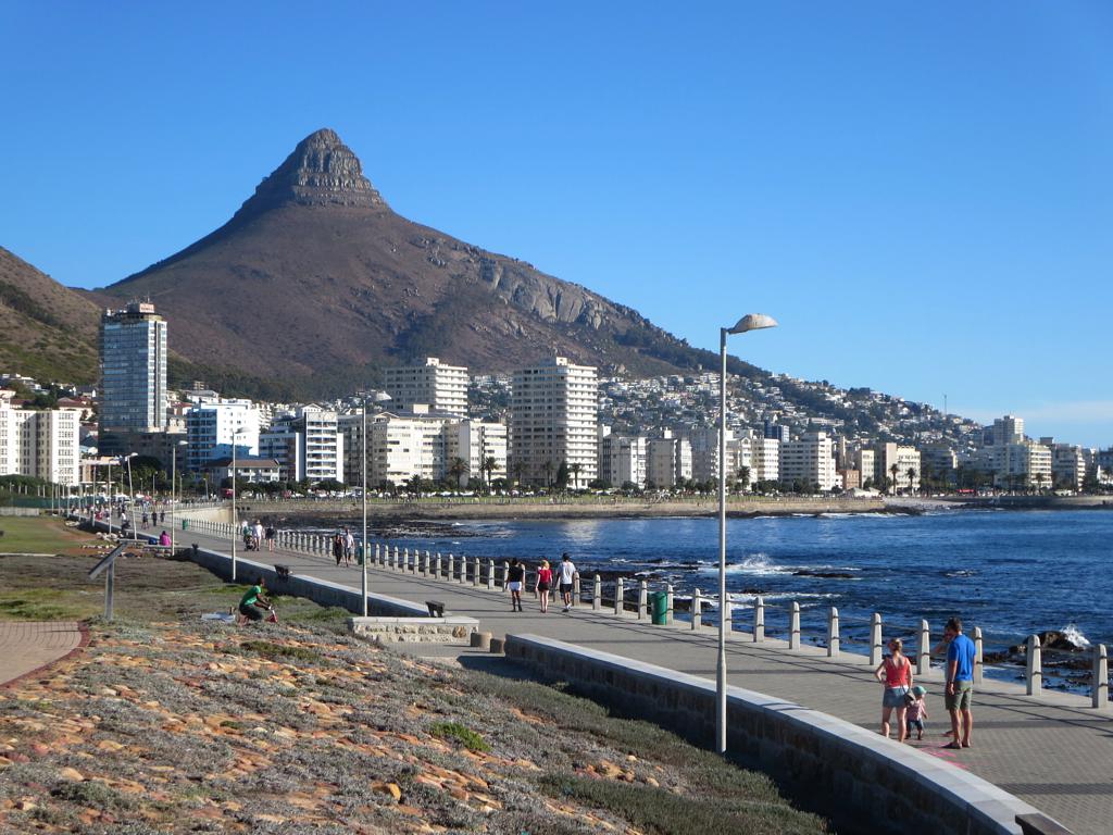 People Watch on Sea Point Promenade