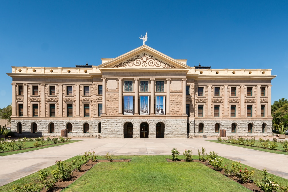 Original,Arizona,State,Capitol,Building,In,Phoenix,,Arizona