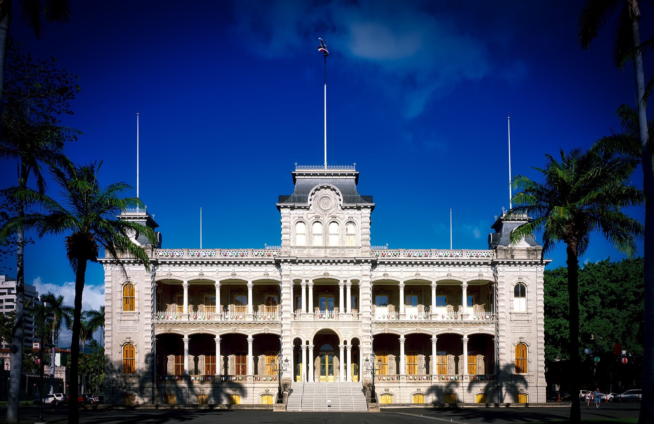The Iolani Palace in Honolulu, Hawaii