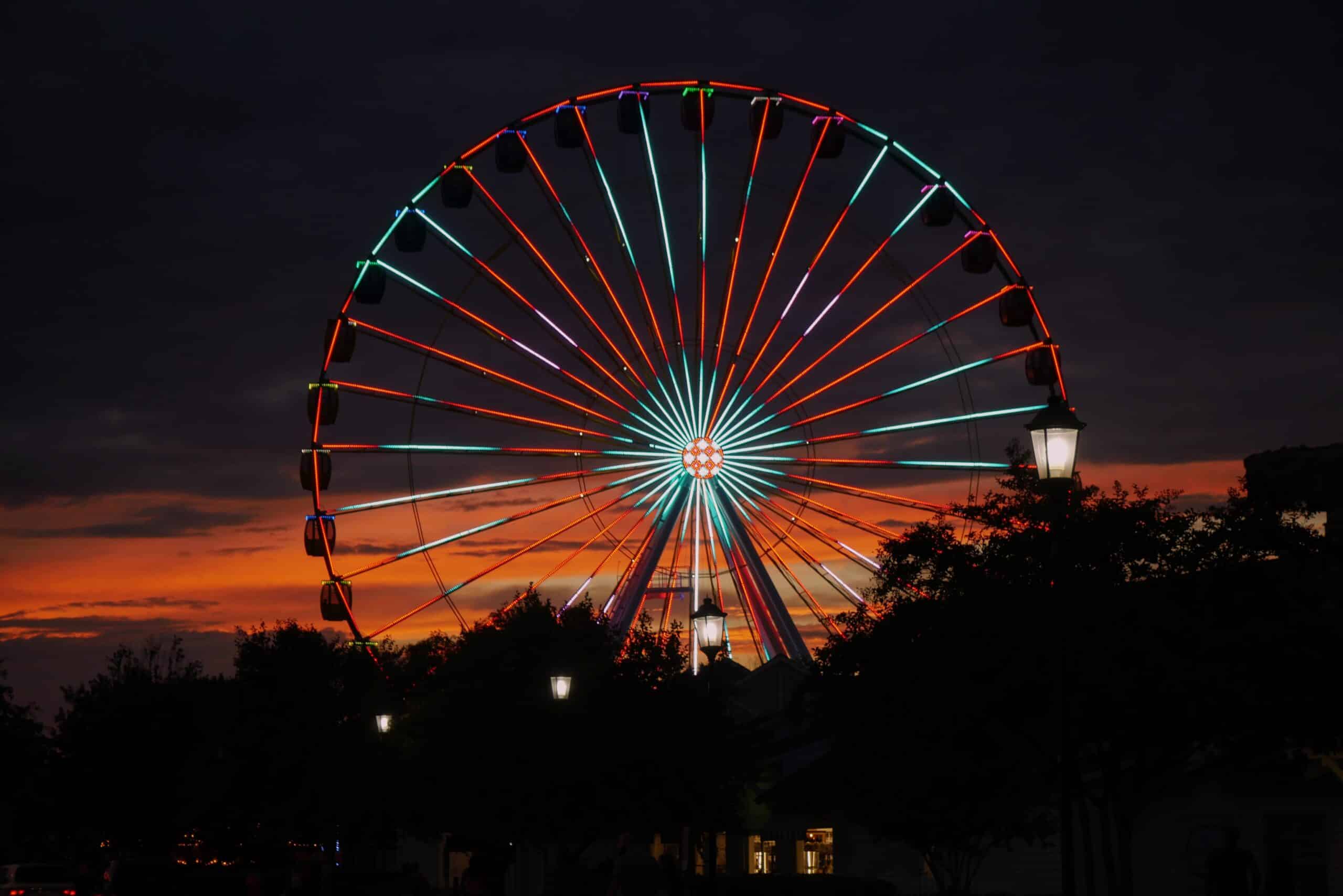 The SkyWheel: One of the most popular Myrtle Beach attractions for families.