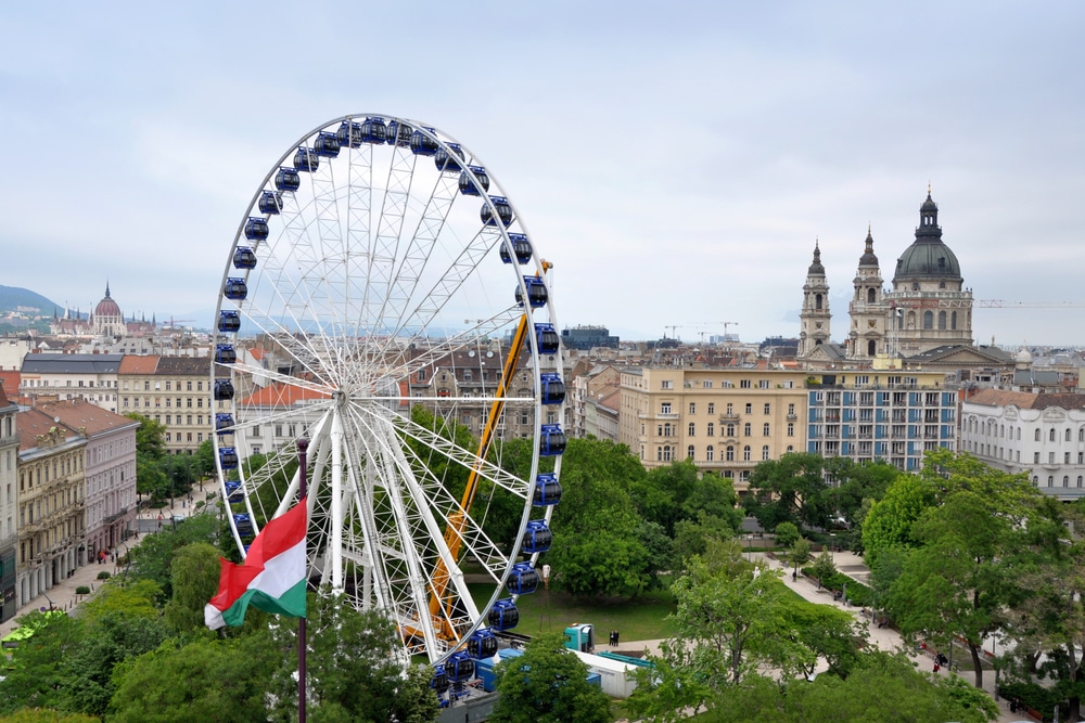 Take in the Views From the Ferris Wheel of Budapest