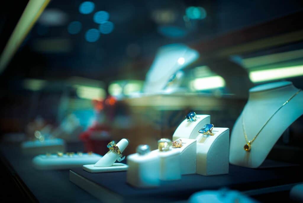 Besides coins, Perth Mint also fashions jewelry out of precious metals and masterfully cut gems