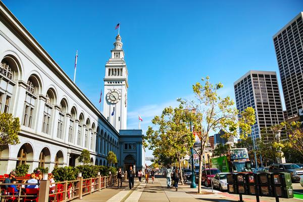 Downtown San Francisco and the Financial District for Transport Links